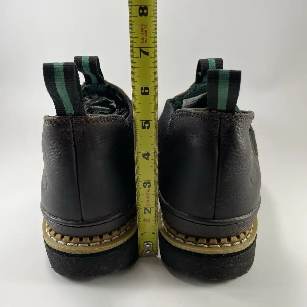 Georgia Boot Giant Romeo GR262 Mens Size 11 W Wide Brown Leather Slip On Work